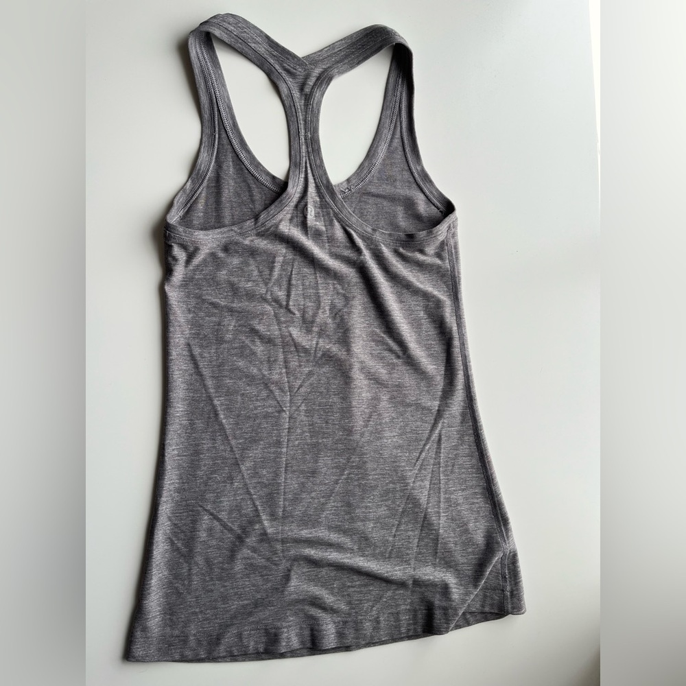 Grey Lululemon Racerback Tank - Picture 2 of 3